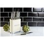 Σετ 5 τεμαχίων (μαχαίρια+βάση) LOVELLO Kitchen Craft Retro