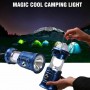 SH-5801 Φανάρι Led Μπαταρίας με Φακό Μπλε 500lm 2W