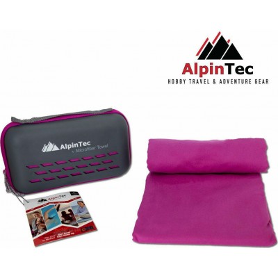 AlpinPro DryFast Πετσέτα Microfiber Σώματος σε Μωβ χρώμα 180x90cm