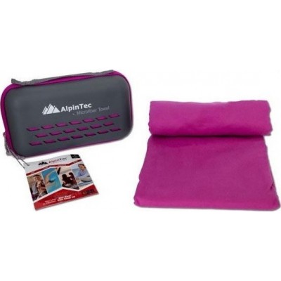 AlpinPro DryFast Πετσέτα Microfiber Προσώπου σε Μωβ χρώμα 100x50cm