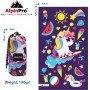 AlpinPro Dryfast Shapes Πετσέτα Microfiber Προσώπου Surfing Pony 120x70cm