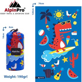 AlpinPro Dryfast Shapes Πετσέτα Microfiber Προσώπου 120x70cm AlpinPro Dryfast Shapes Πετσέτα Microfiber Προσώπου 120x70cm