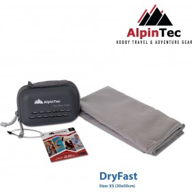 AlpinPro DryFast Πετσέτα Χεριών Microfiber σε Γκρι χρώμα 50x30cm AlpinPro DryFast Πετσέτα Χεριών Microfiber σε Γκρι χρώμα 50x30cm