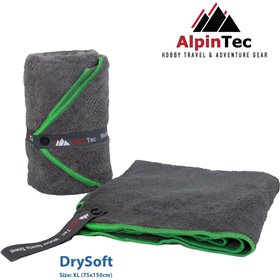 AlpinPro Drysoft Πετσέτα Σώματος Microfiber Terry Green 150x75cm AlpinPro Drysoft Πετσέτα Σώματος Microfiber Terry Green 150x75cm