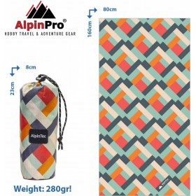 AlpinPro Dryfast Shapes Πετσέτα Σώματος Microfiber σε Πορτοκαλί χρώμα Polygons 160x80cm AlpinPro Dryfast Shapes Πετσέτα Σώματος Microfiber σε Πορτοκαλί χρώμα Polygons 160x80cm