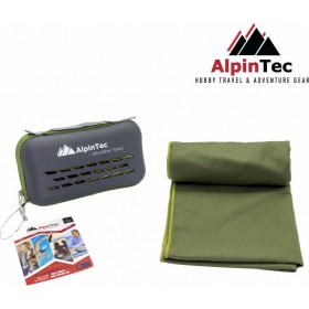 AlpinPro DryFast Πετσέτα Microfiber Σώματος σε Πράσινο χρώμα 180x90cm AlpinPro DryFast Πετσέτα Microfiber Σώματος σε Πράσινο χρώμα 180x90cm