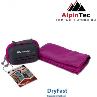 AlpinPro Dryfast Πετσέτα Microfiber 30x50cm Μωβ