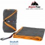 AlpinPro Drysoft Πετσέτα Σώματος Microfiber σε Γκρι χρώμα 150x75cm