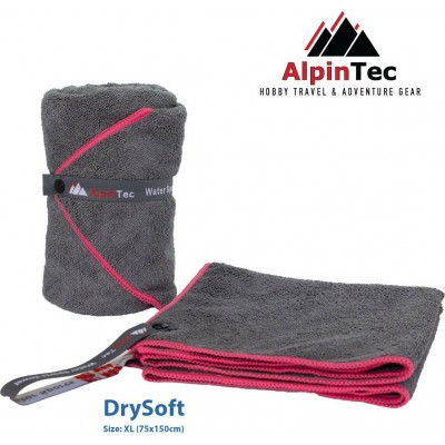 AlpinPro Drysoft Πετσέτα Σώματος Microfiber Terry Fuschia 150x75cm