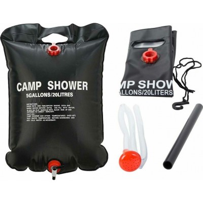 Shower Camp Ηλιακή Nτουζιέρα με Λάστιχο για Ντους 20lt 60x40cm