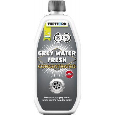 Thetford Grey Water Fresh Concentrated Αρωματικό-Διαλυτικό Λιπών Χημικής Τουαλέτας 0.8lt