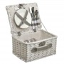 Inart Natural Καλάθι Πικ Νικ 33x27x18εκ. σε Μπεζ χρώμα