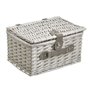 Inart Natural Καλάθι Πικ Νικ 33x27x18εκ. σε Μπεζ χρώμα