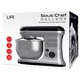 Life Sous Chef Gallery Κουζινομηχανή 1200W με Ανοξείδωτο Κάδο 5lt Black & Silver