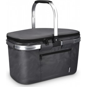 Navaris Καλάθι Πικ Νικ Ισοθερμικό με Πτυσσόμενη Λαβή 27lt σε Μαύρο χρώμα