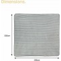 VonShef Picnic Blanket, Extra Large Κουβέρτα Πικ-Νικ από Αδιάβροχο Ύφασμα και Vegan Δερμάτινη Λαβή 200x220cm, Striped - 1000229