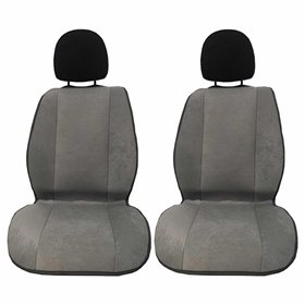 Πλατοκαθίσματα Αυτοκινήτου Alcadara Γκρι 2Τμχ