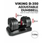 Viking D350 Twist and Lock Αλτήρας 1x 20kg Ρυθμιζόμενος