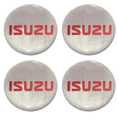 Αυτοκόλλητα Ζαντών Σμάλτο Isuzu 60mm 4Τμχ