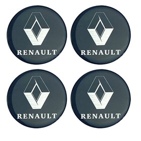 Αυτοκόλλητα Ζαντών Σμάλτο Renault 60mm 4Τμχ