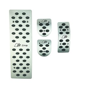 Πεντάλ Αλουμινίου Και Footrest Συμβατά Με S Line- Golf-Bora-Beetle- Polo Μη Αυτόματο Σετ 4 Τμχ