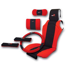 Πλατοκαθίσματα Αυτοκινήτου Type-R Κόκκινα 6Τμχ