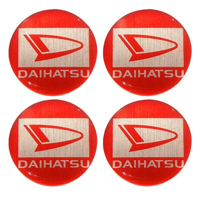 Αυτοκόλλητα Ζαντών Σμάλτο Daihatsu 60mm Σετ 4 Τμχ
