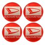 Αυτοκόλλητα Ζαντών Σμάλτο Daihatsu 60mm Σετ 4 Τμχ