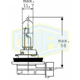 ΛΑΜΠΑ TRIFA 2009 H9 12V 65W PGJ 19-5