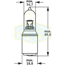 ΛΑΜΠΑ TRIFA MOTO 00453 12V 35/35W BA20D (BT0)
