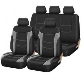 Καλύμματα Αυτοκινήτου Super Sport All In One Μαύρο-Γκρι Σετ 11Τμχ