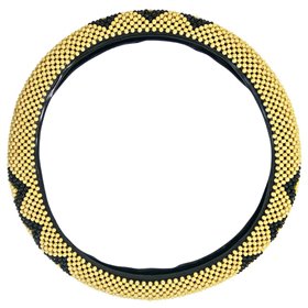 Κάλυμμα Τιμονιού Αυτοκινήτου Ξύλινο Με Μπίλιες Medium 38cm Κάλυμμα Τιμονιού Αυτοκινήτου Ξύλινο Με Μπίλιες Medium 38cm