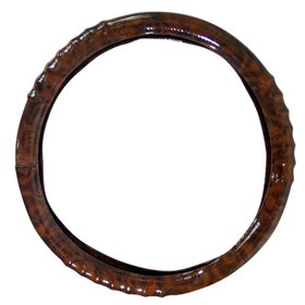 Κάλυμμα Τιμονιού Αυτοκινήτου Σε Χρώμα Ξύλου Με Δαχτυλιές Μedium 38cm Κάλυμμα Τιμονιού Αυτοκινήτου Σε Χρώμα Ξύλου Με Δαχτυλιές Μedium 38cm