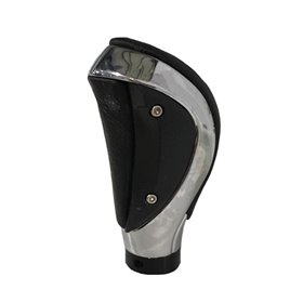 Πόμολο Λεβιέ Ταχυτήτων Οβάλ Μαύρο-Νίκελ Πόμολο Λεβιέ Ταχυτήτων Οβάλ Μαύρο-Νίκελ