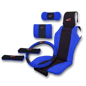 Πλατοκαθίσματα Αυτοκινήτου Type-R Μπλε 6Τμχ