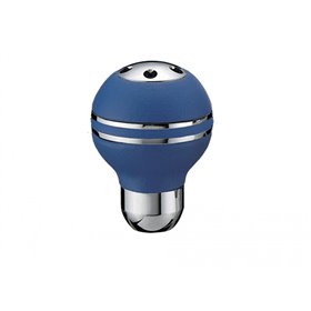 Πόμολο Λεβιέ Ταχυτήτων Μπλε Με 2 Νίκελ Στεφάνια Και Βίδες Πόμολο Λεβιέ Ταχυτήτων Μπλε Με 2 Νίκελ Στεφάνια Και Βίδες