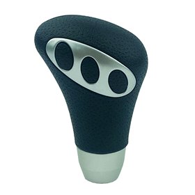 Πόμολο Λεβιέ Ταχυτήτων Οβάλ Μαύρο Με Νίκελ-Μαύρο Πόμολο Λεβιέ Ταχυτήτων Οβάλ Μαύρο Με Νίκελ-Μαύρο