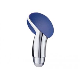 Πόμολο Λεβιέ Ταχυτήτων Οβάλ Μπλε-Νίκελ Πόμολο Λεβιέ Ταχυτήτων Οβάλ Μπλε-Νίκελ