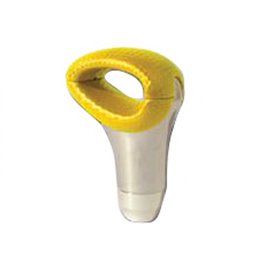 Πόμολο Λεβιέ Ταχυτήτων Κίτρινο-Νίκελ Οβάλ Με Τρύπα Πόμολο Λεβιέ Ταχυτήτων Κίτρινο-Νίκελ Οβάλ Με Τρύπα