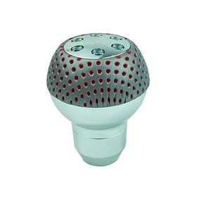 Πόμολο Λεβιέ Ταχυτήτων Στρόγγυλο Γκρι-Κόκκινο Με Βίδες Πόμολο Λεβιέ Ταχυτήτων Στρόγγυλο Γκρι-Κόκκινο Με Βίδες