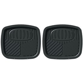 Πατάκια Αυτοκινήτου Σκαφάκια Πισινά Μαύρα 2Τμχ