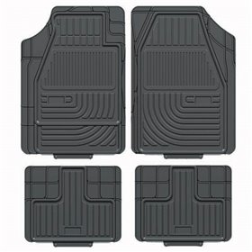 Πατάκια Αυτοκινήτου Smart Fit Μαύρα 4Τμχ