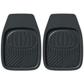 Πατάκια Αυτοκινήτου Σκαφάκια Μπροστινά Μαύρα 2Τμχ