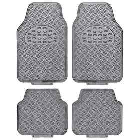 Πατάκια Αυτοκινήτου Αλουμινίου Universal Carbon 4 Τεμάχια