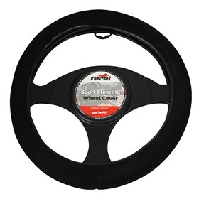 Κάλυμμα Τιμονιού Αυτοκινήτου Cloth Complex Μαύρο Medium 38cm Κάλυμμα Τιμονιού Αυτοκινήτου Cloth Complex Μαύρο Medium 38cm