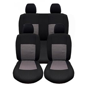 Καλύμματα Αυτοκινήτου Prime Full Μαύρο-Γκρι Σετ 10Τμχ