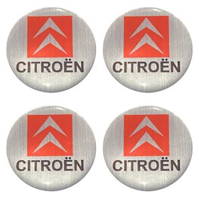 Αυτοκόλλητα Ζαντών Σμάλτο Citroen 60mm 4Τμχ