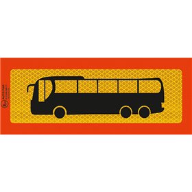 Πινακίδα Αυτοκόλλητη 3M Λεωφορείο 50x20cm 1Τμχ