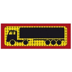 Πινακίδα Λαμαρίνα Φορτηγό Επικαθήμενο 48x20cm 1 Τμχ