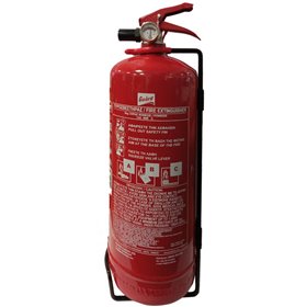 Πυροσβεστήρας 2kgs Σκόνης Με Μανόμετρο Και Βάση Στήριξης